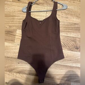 Abercrombie & Fitch Chocolate Brown Bodysuit